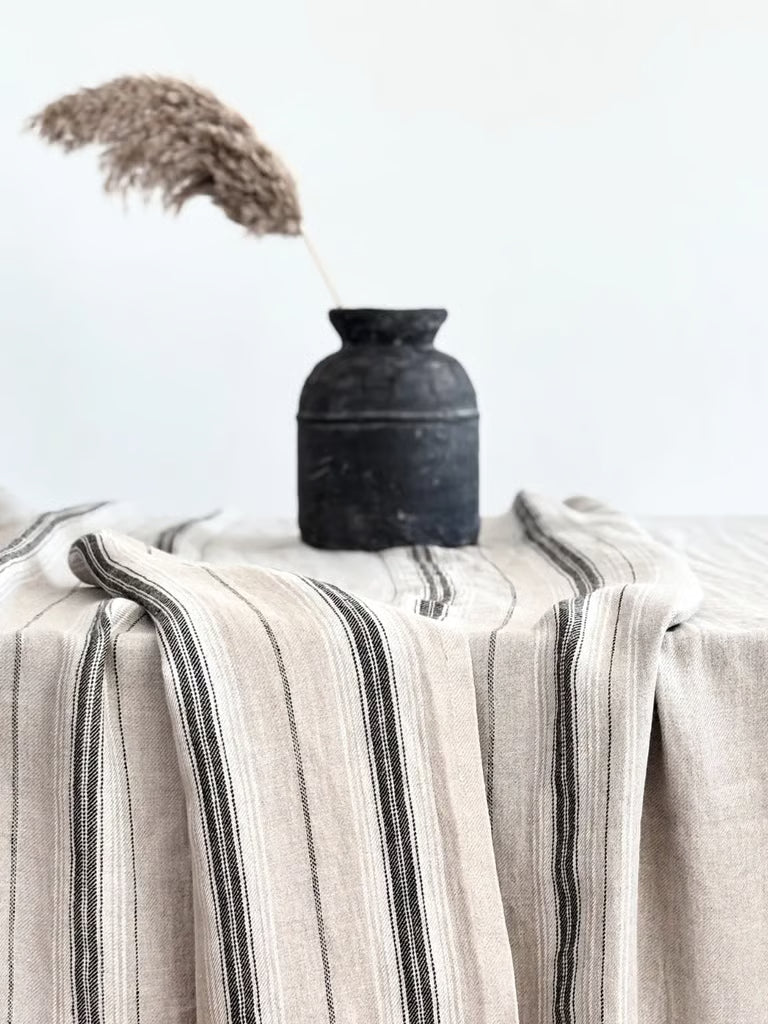 Linduk med svarte striper