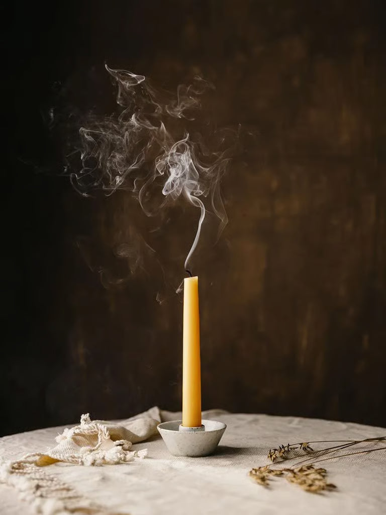 Gule bivokslys (4 stk.)