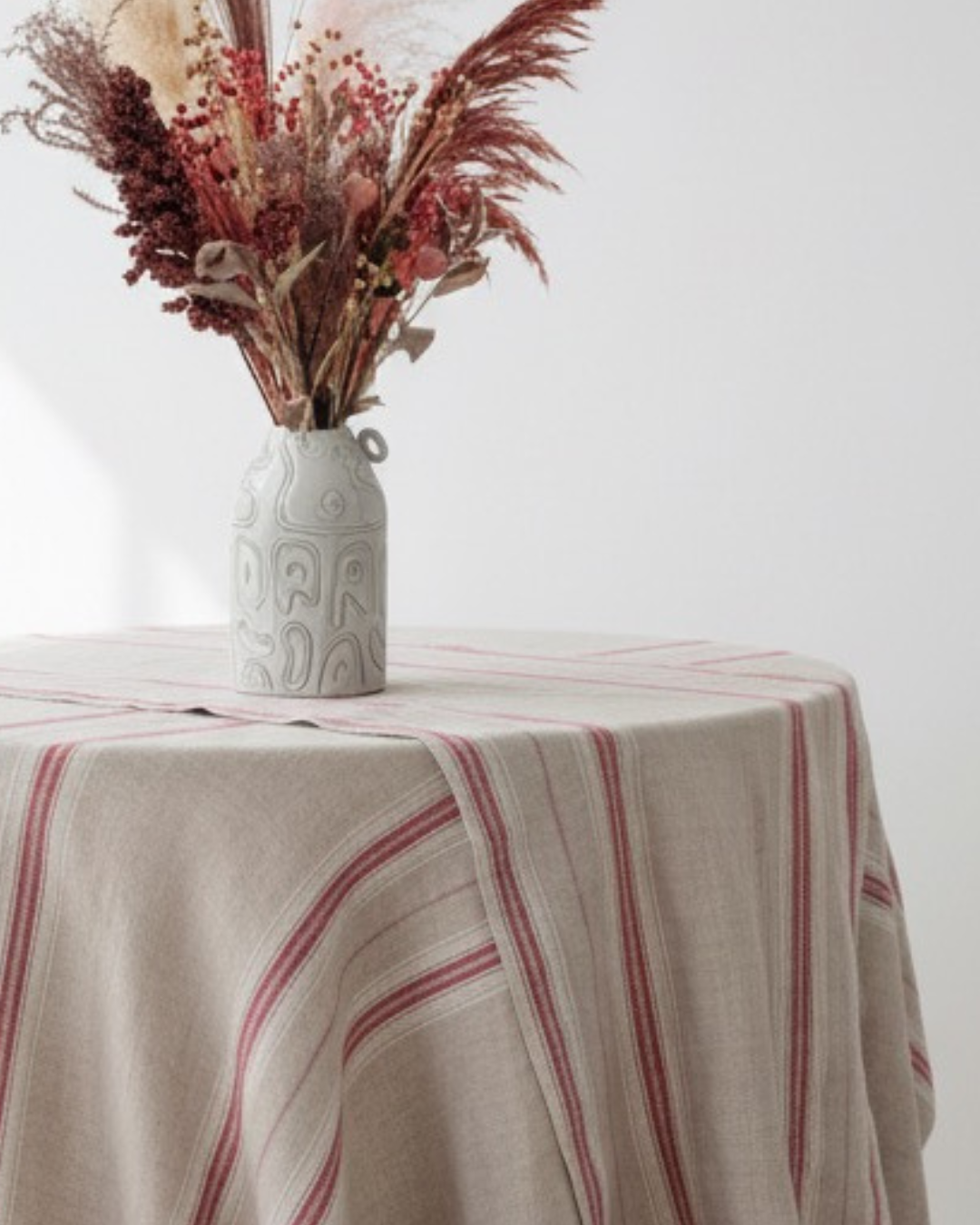 Linduk med rød stripe