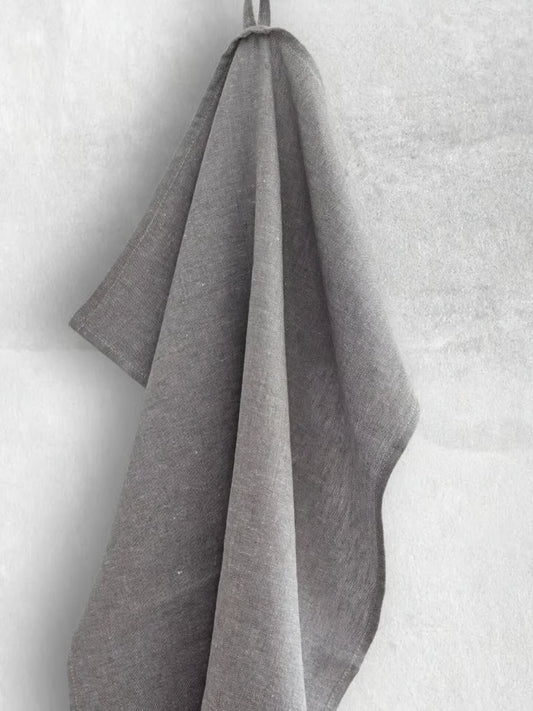 Grått kjøkkenhåndkle