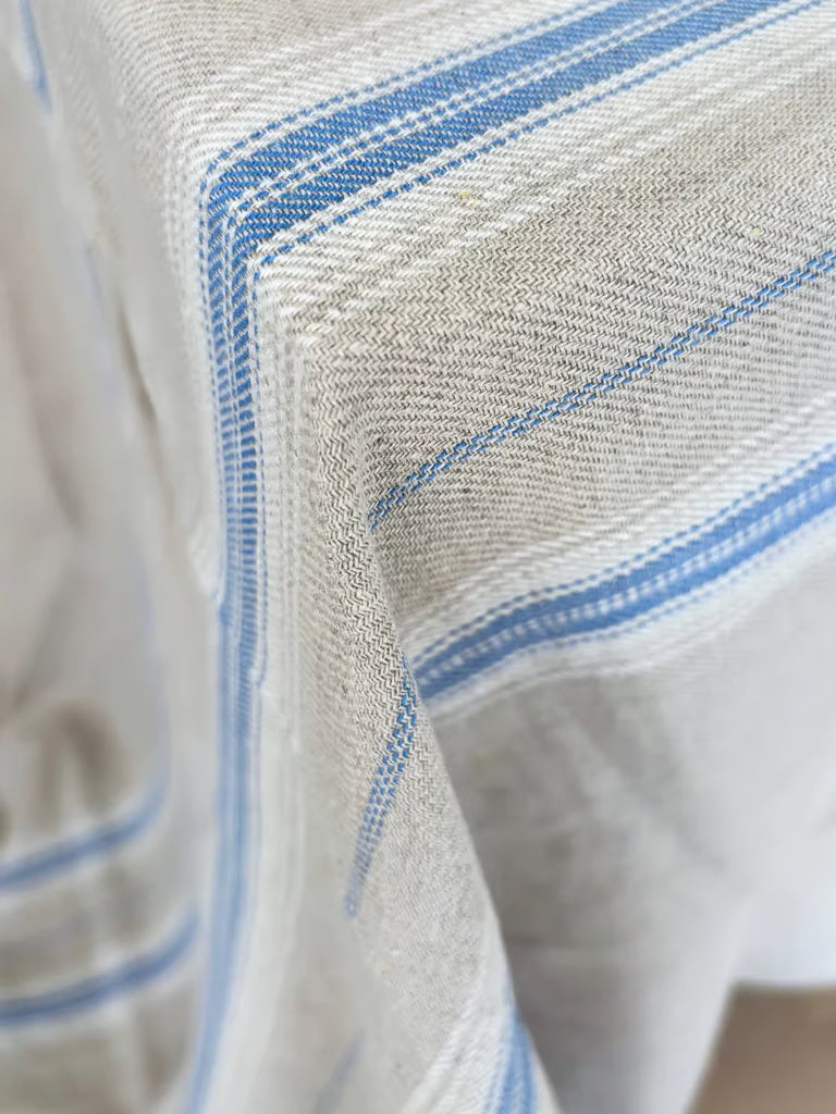 Linduk med blå striper