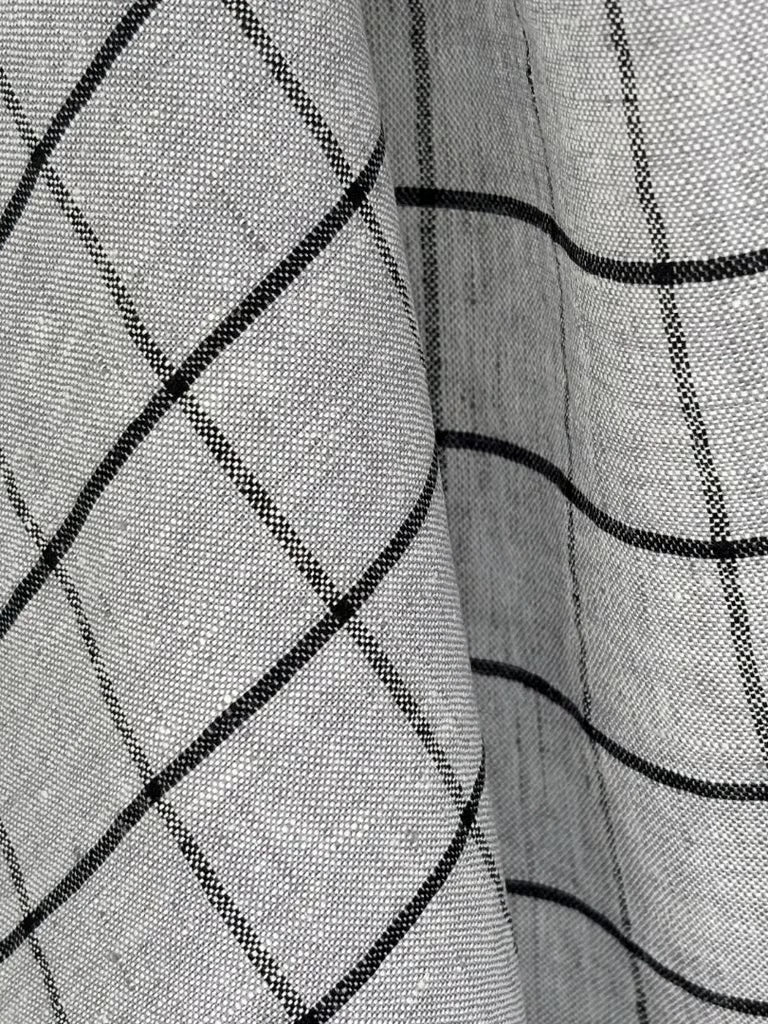 Grått, rutete kjøkkenhåndkle