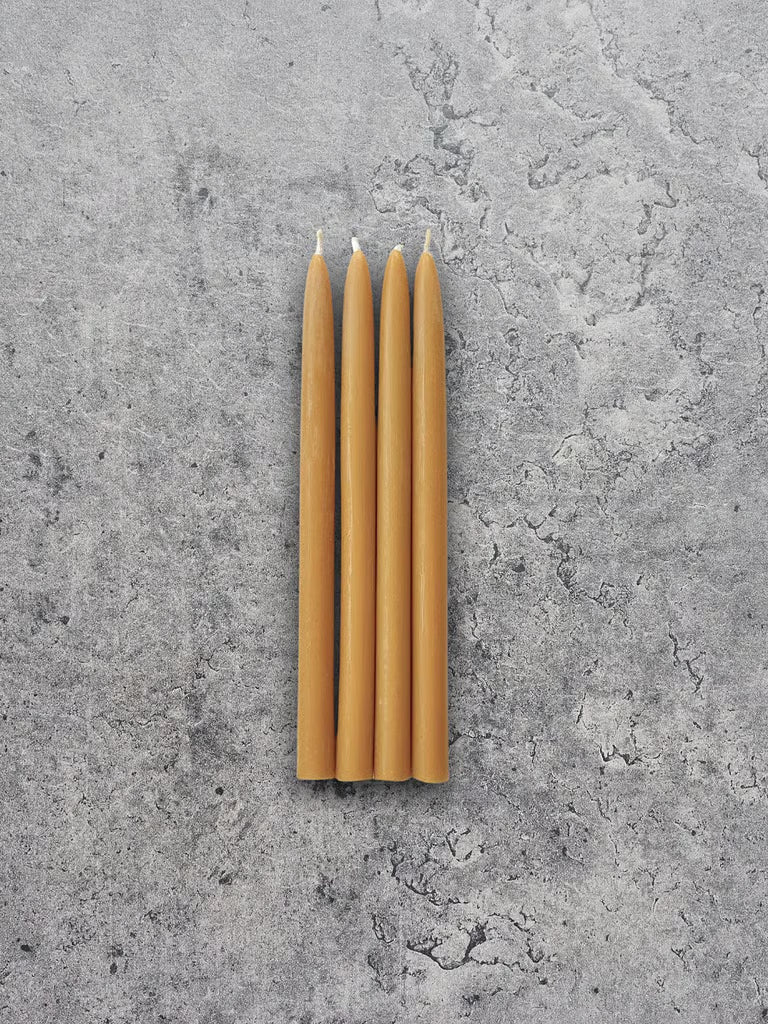 Gule bivokslys (4 stk.)