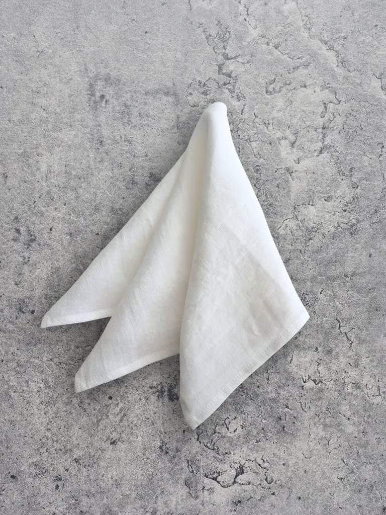 Linserviett hvit 45x45 cm