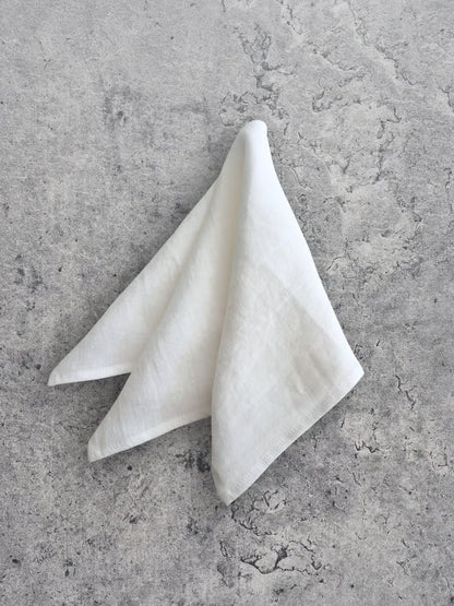 Linserviett hvit 45x45 cm