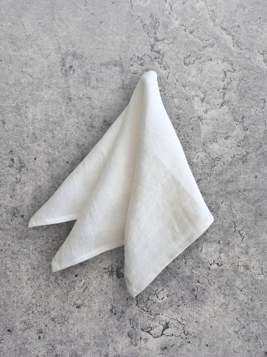 Linserviett hvit 45x45 cm