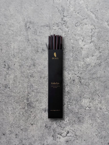 Svarte kakelys i bivoks (20 stk.)