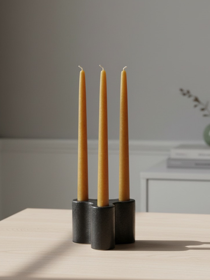 Gule bivokslys (4 stk.)