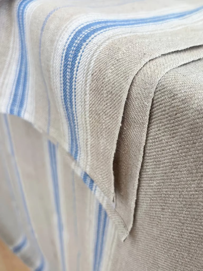 Linduk med blå striper