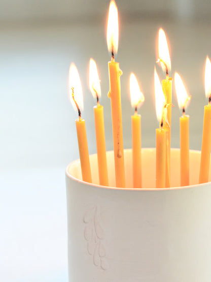 Kakelys i bivoks (20 stk.)