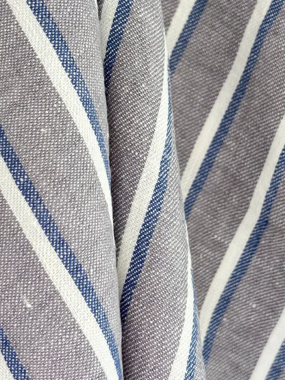 Stripete grått kjøkkenhåndkle