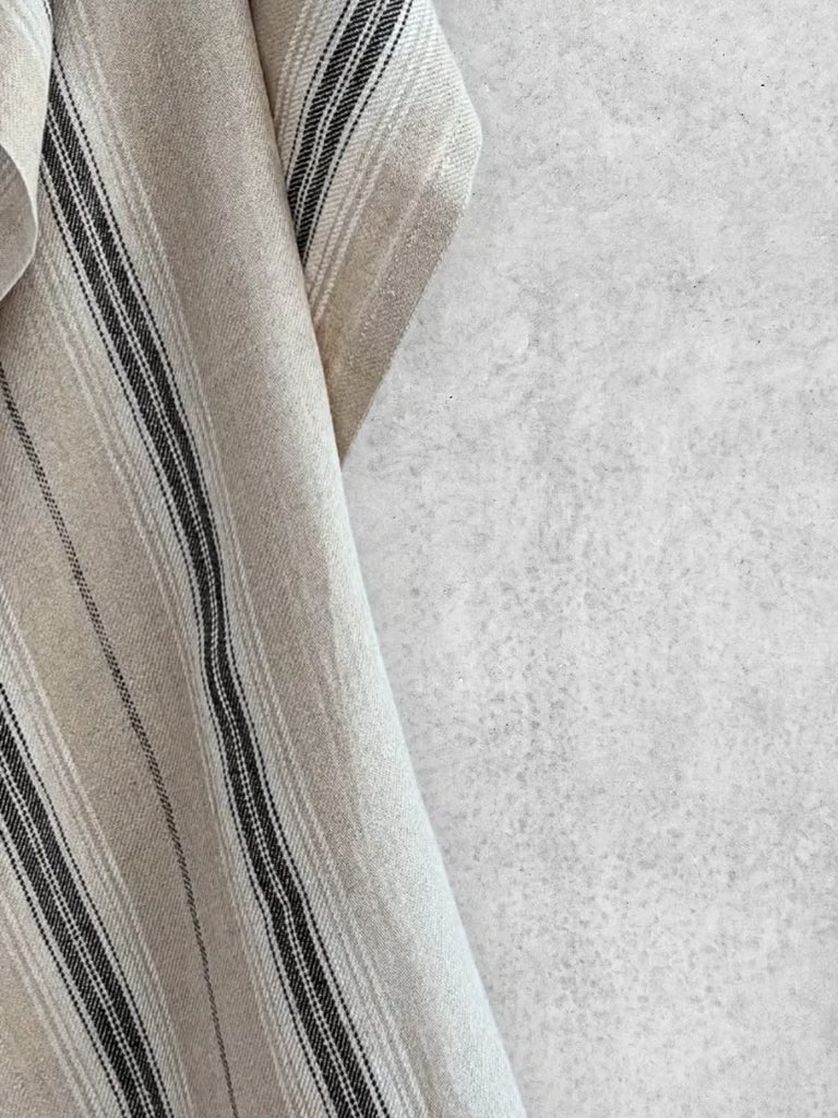 Kjøkkenhåndkle med svarte striper