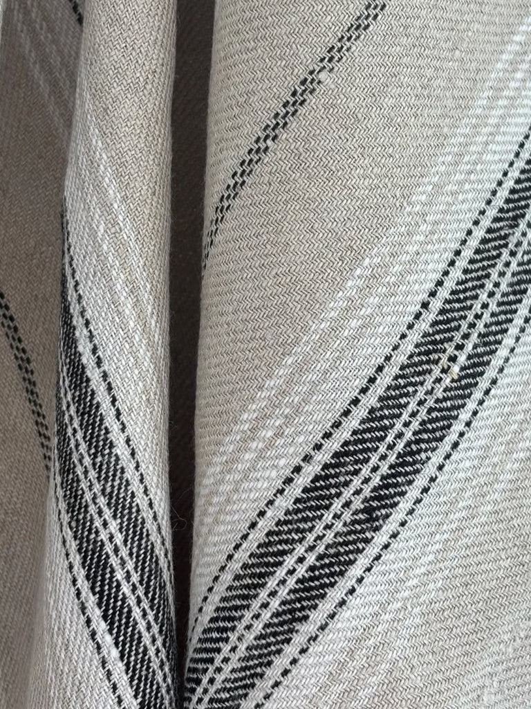 Kjøkkenhåndkle med svarte striper