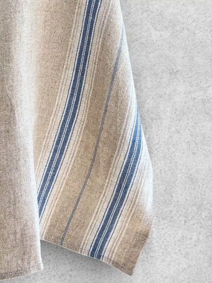 Kjøkkenhåndkle med blå striper