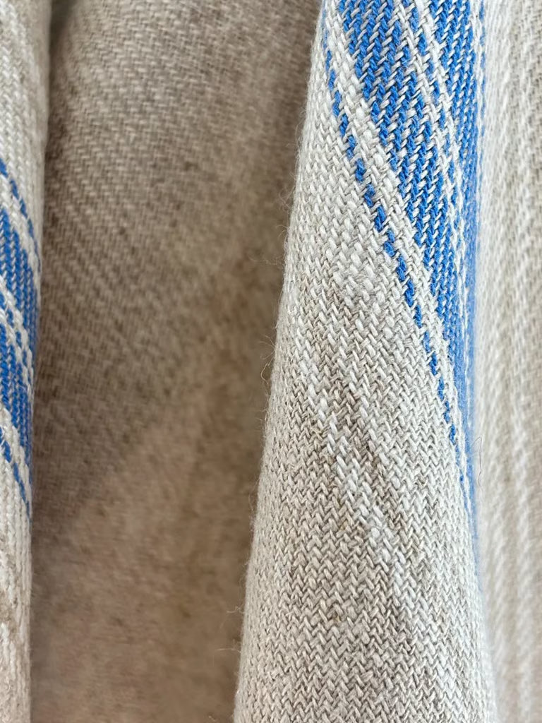 Kjøkkenhåndkle med blå striper