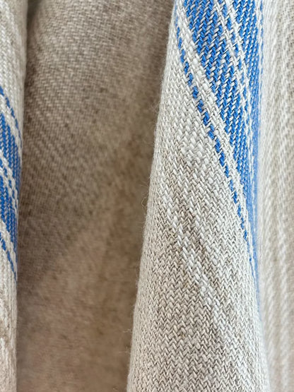 Kjøkkenhåndkle med blå striper