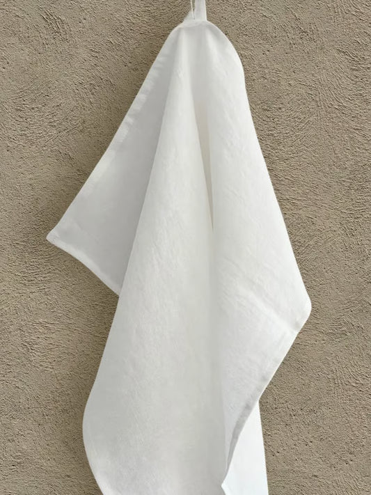 Hvit kjøkkenhåndkle
