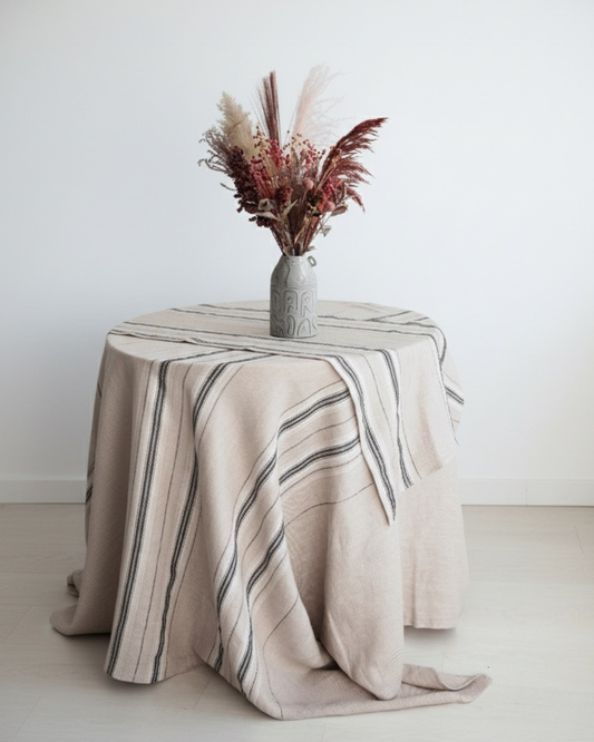 Linduk med svarte striper